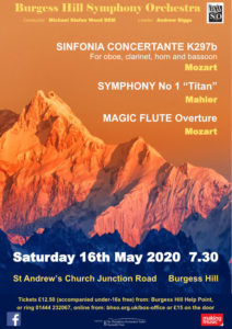 BHSO May 2020 Concert Poster